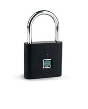 Smart Fingerprint Door Lock Keyless Anti-theft Security Padlock USB Rechargeable