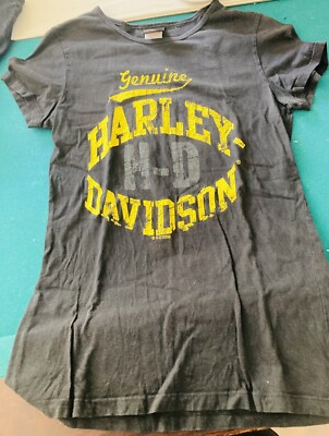 Harley Davidson womens size medium BLACK t-shirt. Carson city NV Great Condition