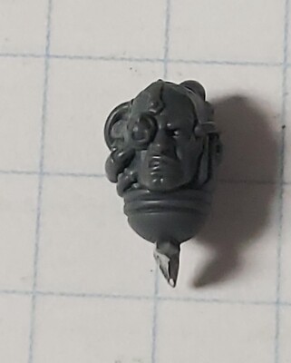 40k Chaos Space Marine Bits Legionary KT Gunner Head w Targeter #08