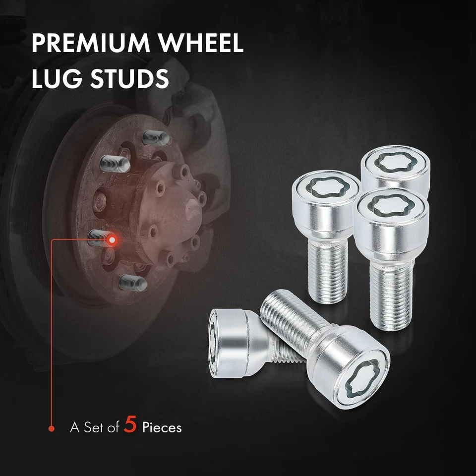 5x Tuerca de rueda M14-1.5 para Audi A4 2008-2020 A6 A3 TT A4 Allroad A3 Quattro Foto 3 de 4