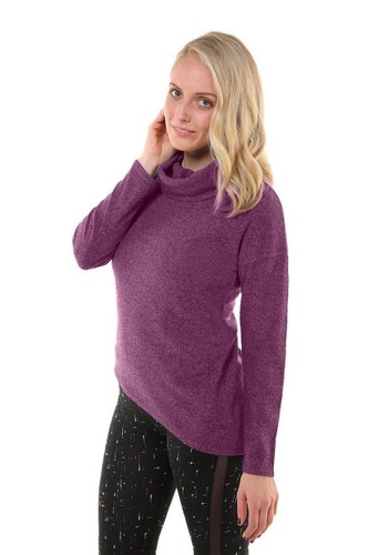 NWT Soybu Serene Sweater Color Lavish Draped Mock Neck L - Picture 2 of 3