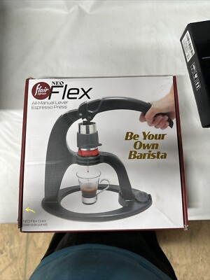 Flair Neo Flex Espresso Maker Crema Tamper And Leveler Pressure