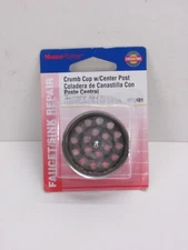 NEW! MASTER PLUMBER SINK CRUMB CUP WITH CENTER POST #861401