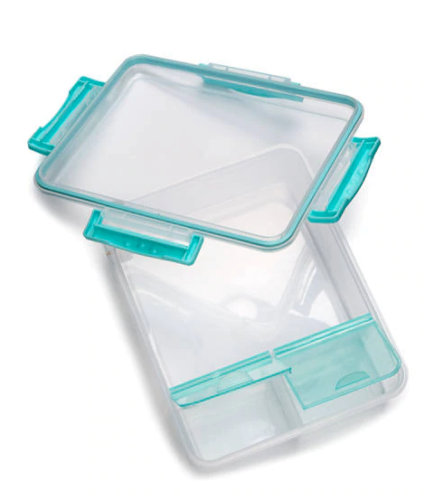 Bento Box Adult Lunch Container with 2 Compartments Leakproof Tupperware