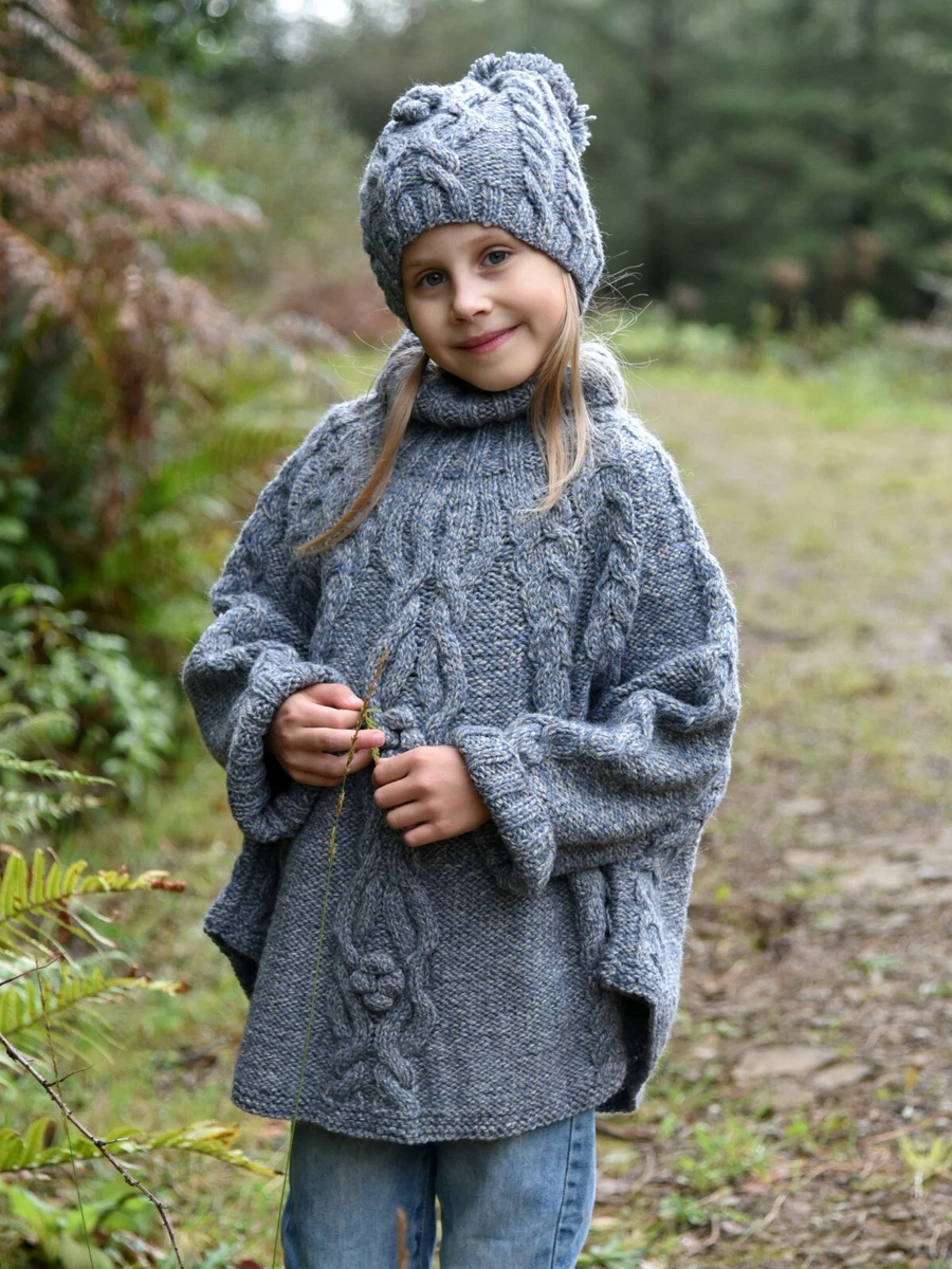 Poncho on sale knitting patterns