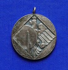1959 SCHIESSEN MEISTERSCHAFTE " EINIGKEIT" BRONZE MEDAILLE MIT ADLER 32mm