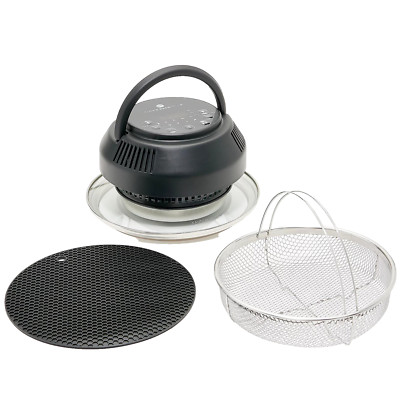 Cook's Essentials Universal Air Fryer Lid-Black