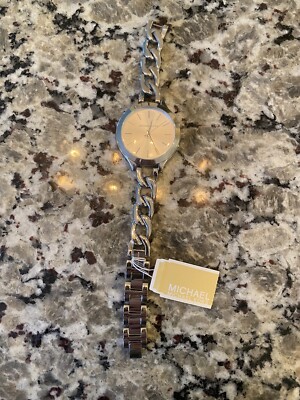 Michael Kors Slim Runway White Dial SS Quartz Womenss Watch  display picture 1