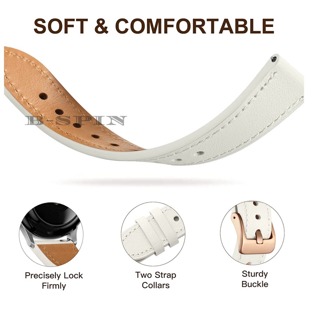 Genuine Leather Watch Band Strap For Samsung Galaxy Watch 5 4 42 40