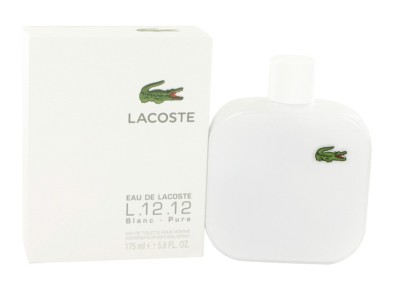 Lacoste L.12.12 Blanc Pure Men 5.9 oz 175 ml Eau De Toilette Spray Nib Sealed