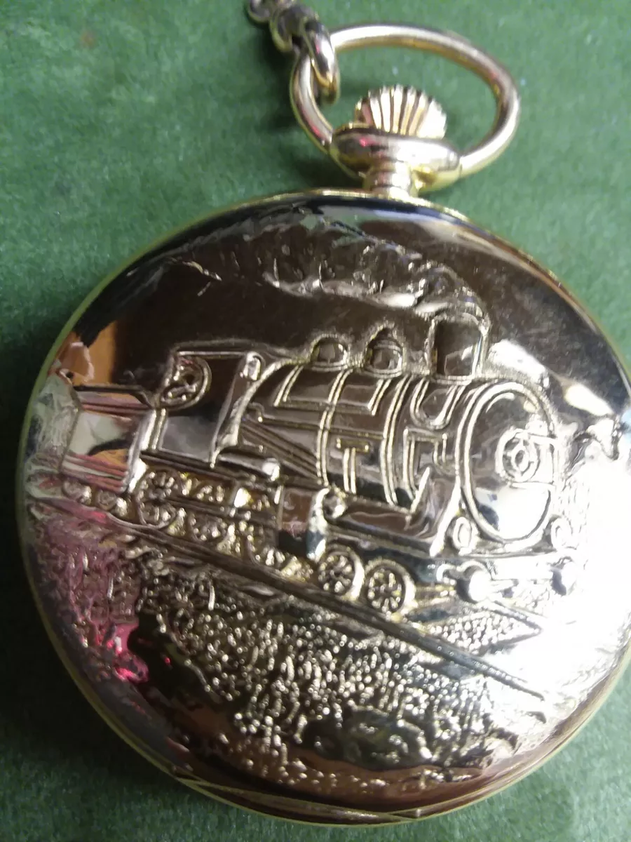 Ermex Pocket watch 17j And Chain Swiss Made