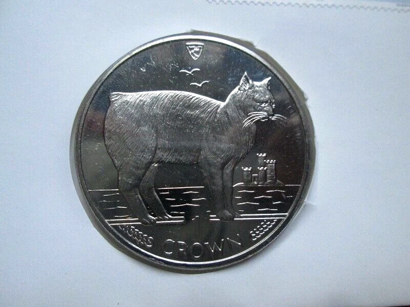 Isle of Man IOM - " MANX CATS " Coin Cover PNC 1989 - Image 4 of 4
