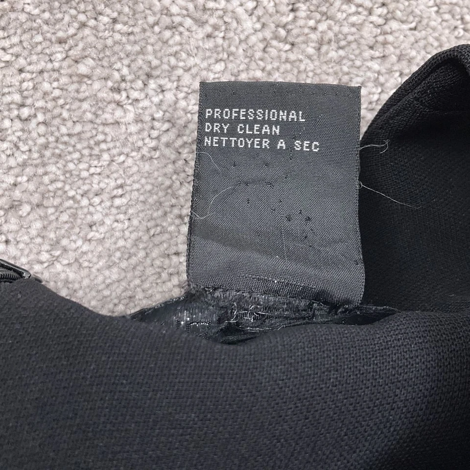 Andrea Jovine Skirt Set Women 6 Black Black Bow Peplum Sheath 2pc Tuxedo Dress Foto 4 de 4