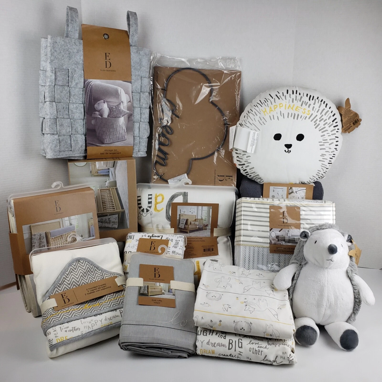 Ed Ellen Degeneres Woodland Friends 15-pc Crib Bedding Set