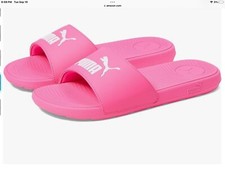 PUMA Cool Cat kids hot pink slides Jr. 2