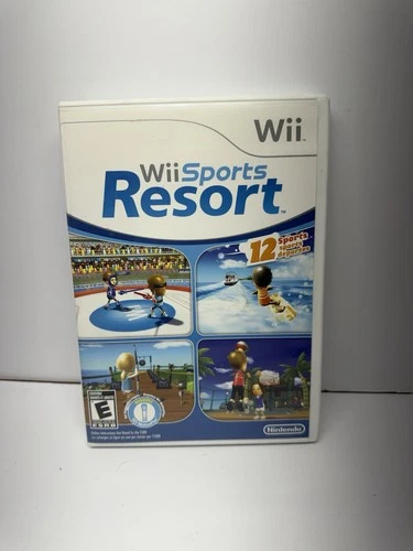 Wii Sports Resort (Nintendo Wii, 2009) CIB Complete with Manual, Insert Tested
