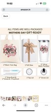 LiqCool Birthday Gifts for Mom Best Mom Ever Tumbler Gift Set, Christmas for Mom
