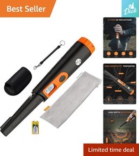 Professional Waterproof Pinpointer - 3 Alert Modes with LCD for Detecting Metals