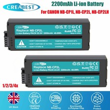 2200mAh NB-CP1L NB-CP2L NB-CP2LH Battery For Canon Selphy CP510 CP-1300 CP-1200