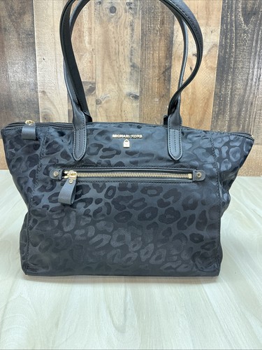 Borsa Michael Kors in nylon nera leopardata, ottima! - Foto 3 di 16