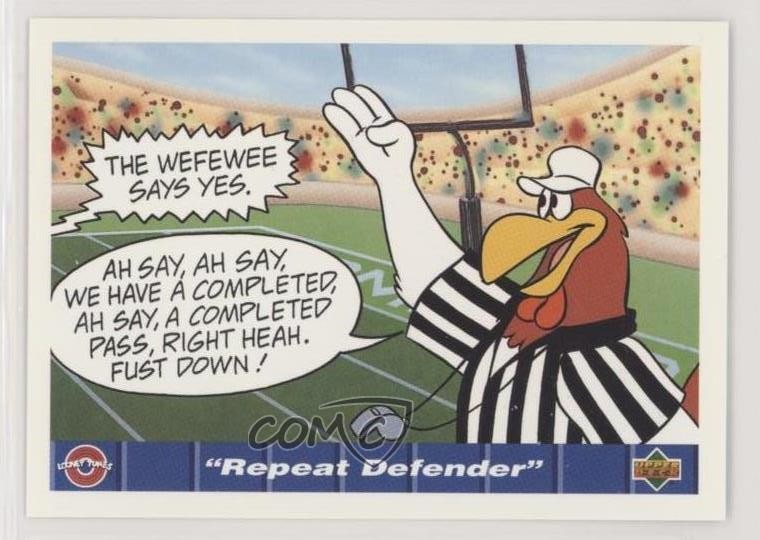 1992 Upper Deck Comic Ball IV Foghorn Leghorn Repeat Defender #121 1z4