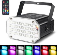 Multicolor Stroboskop Mit Fernbedienung Disco Licht, 48Led Stroboskope