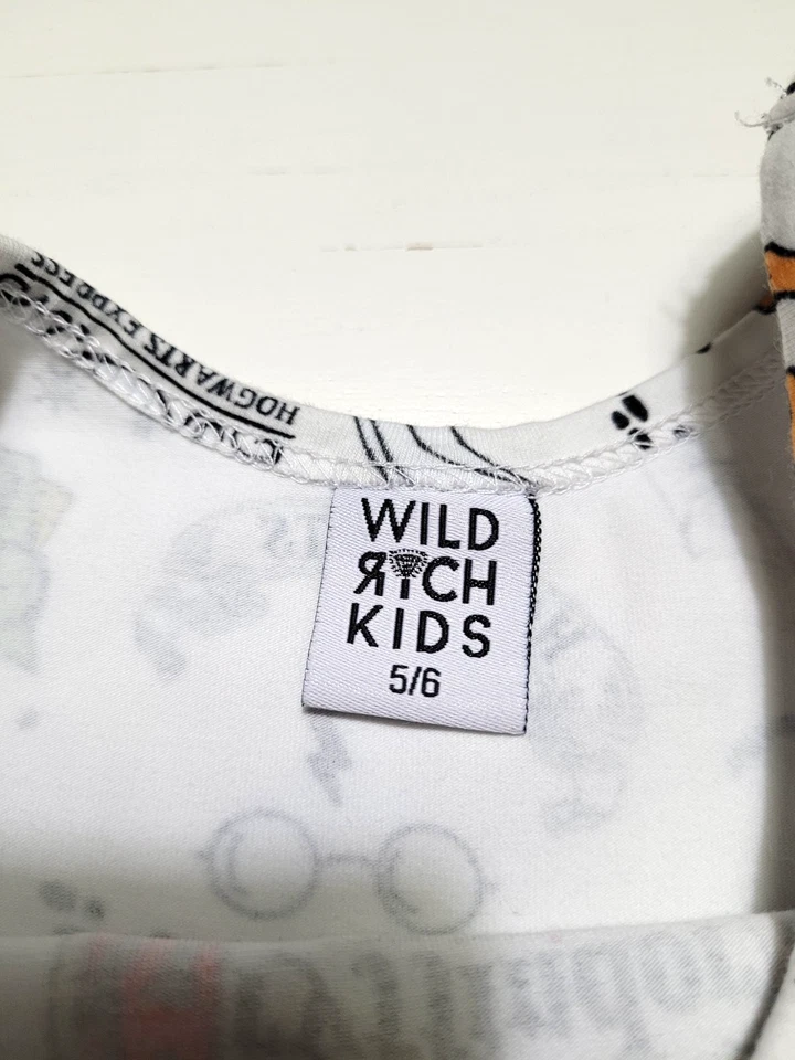 Vestido Camiseta WILD RICH NIÑOS con Estampado Gráfico Harry Potter - Talla 5/6 - Adorable Foto 4 de 4