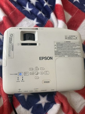 Epson EX3220 SVGA 3LCD Projector HDMI USB Portable Tested