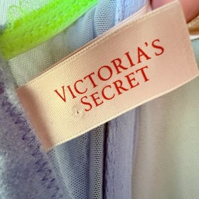 Victoria's Secret Lavender Floral Sheer Lace Corset Babydoll Lingerie Sexy 36D