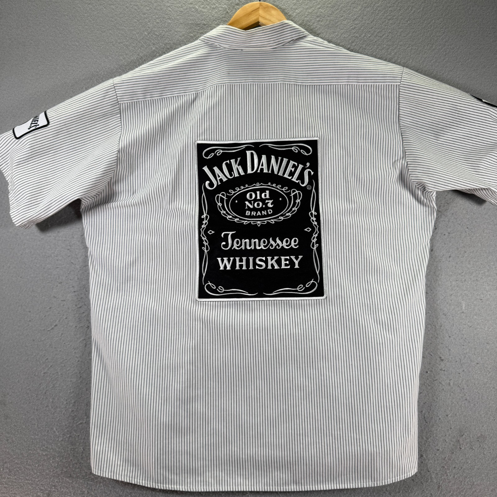 Throttle Threads Jack Daniel Shop Button Down Shi… - image 2
