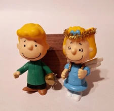 🌟Charlie Brown Christmas Nativity Play Set Replacements Schroeder & Sally