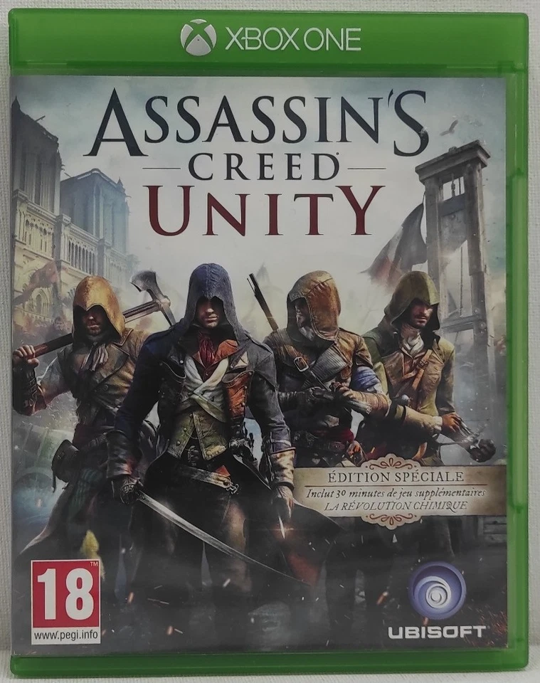 Assassin's Creed Unity Jeu Xbox One Sans Notice AF923, photo 1 sur 2