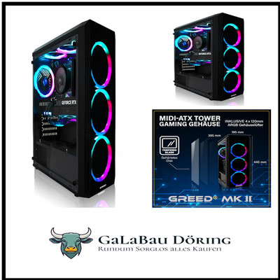 Greed MK2 Gaming PC AMD Ryzen 7 5700X RTX 5060