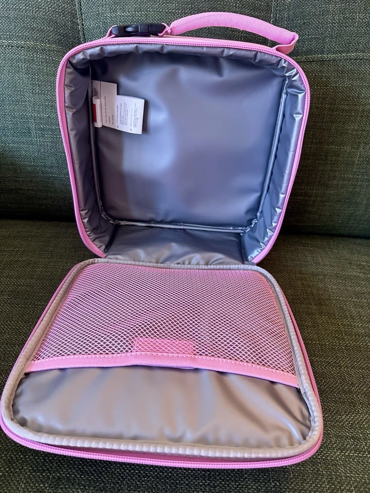 Fiambrera LEGO Rosa para Niños Adultos Aislada con Bolsillo para Pernos NUEVO Foto 4 de 4