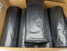 75 PK Black Trash Bags 47"x60" Extra Thick 2.0 mil Heavy Duty Garbage Can Liners