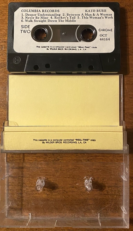 KATE BUSH The Sensual World 1989 US Columbia Advance PROMO Only CASSETTE - Image 3 of 3