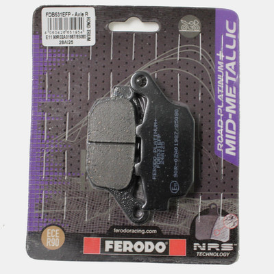 Ferodo Platinum Eco Bremsbelag hinten FDB531EFP passend für Honda CBR 500 R PC62A 19-2023