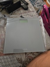 Digital Glass Bathroom Scale Gray/Silver - Taylor