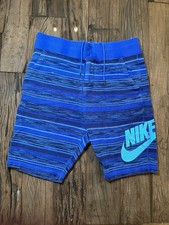 Nike Mens Medium Blue Space Dye French Terry Shorts 744421-480