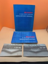 Sharp PC-1500A Pocket Computer Applications Manual Instruction Manual