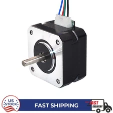 STEPPERONLINE Nema 17 Stepper Motor Bipolar 1.8deg 18.4oz.in 0.7A 25m 3D Printer