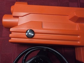Sega Saturn Stunner Arcade Gun And Original Sega Saturn Black