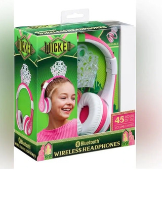 Wicked Glinda Crown Bluetooth Wireless Headphones Microphone New Sealed