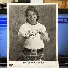 WWF WWE Rowdy Roddy Piper OFFICIAL LICENSED ORIGINAL 8X10 PROMO PHOTO 1989 Titan
