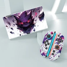 Pokemon Gengar Nintendo Switch 2 Case Cover Shell Skin Accessories For Joycon