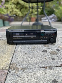 Teac W 600R Stereo Double Cassette Tape Deck Player Spares or Repair