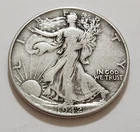 1942 Walking Liberty Half Dollar • 90% Silver • Circulated • X106