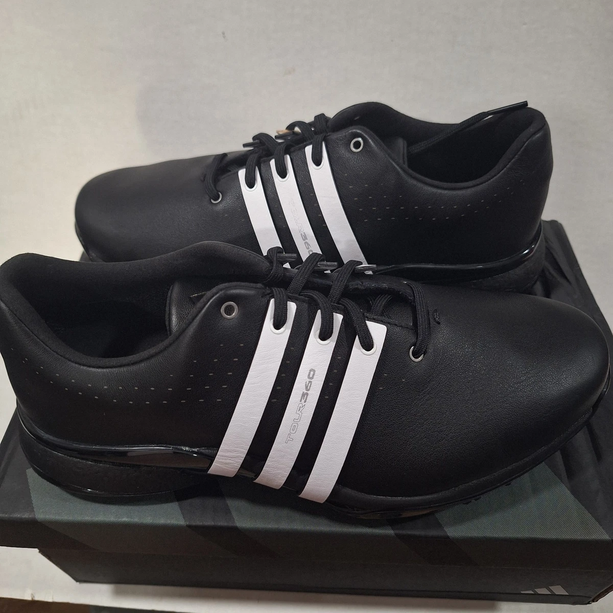 Adidas Tour 360 24 Golf Wide Black White for sale | eBay