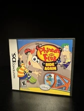 PHINEAS AND FERB RIDE AGAIN   CASE AND MANUAL ONLY  NO GAME (Nintendo DS )