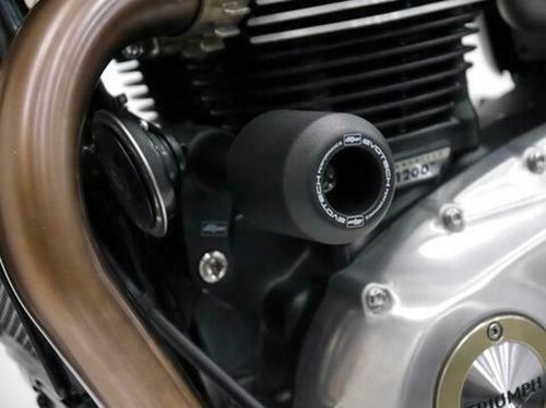 Triumph Thruxton T120 Protection Chute 2016 à Partir Par EVOTECH Performance - Picture 2 of 5